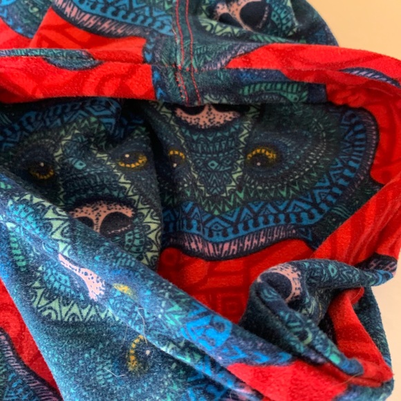 Lularoe Tween Oragami Bears Solid legging Bundle - Picture 5 of 8